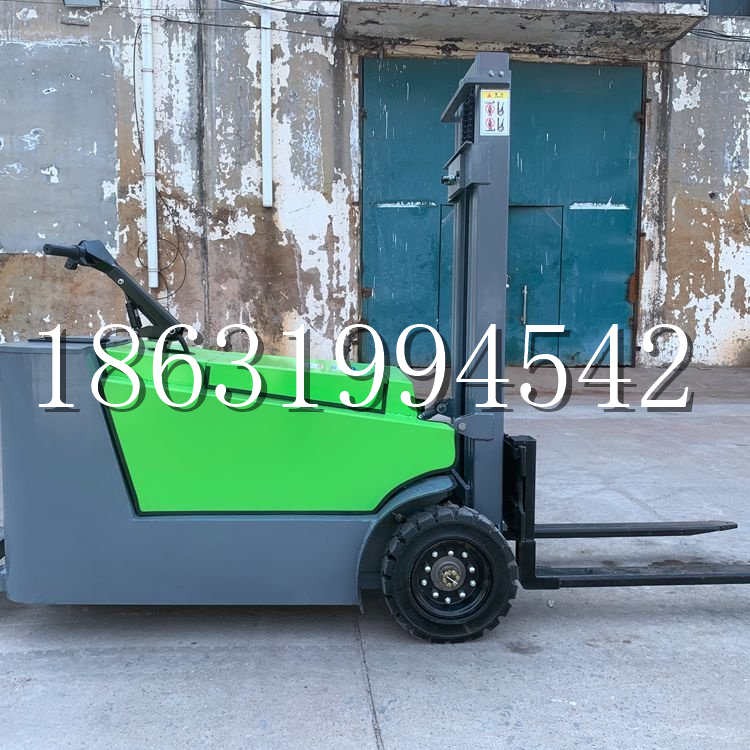 杂多县小型电动叉车1吨2吨步行站驾式电瓶堆高充电装卸车液压升降车铲车