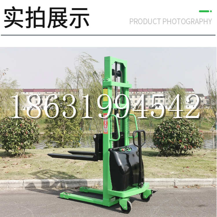 杂多县电动叉车堆高车液压铲车电瓶1吨2吨站驾步行式小型全自动叉车